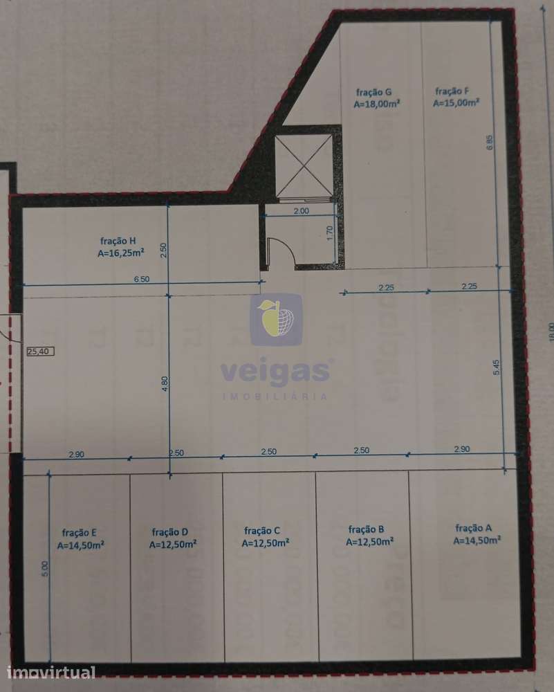 Apartamento T2, Novo, ao nível do 1º andar - Grande imagem: 2/5
