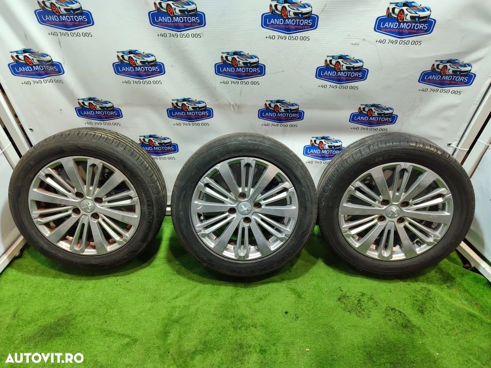 JANTE ALIAJ R16 4x108 PEUGEOT ( 3 BUC.) COD 195/55R16 91V / 6.0J16CH4-23 / 9808137577 - 1