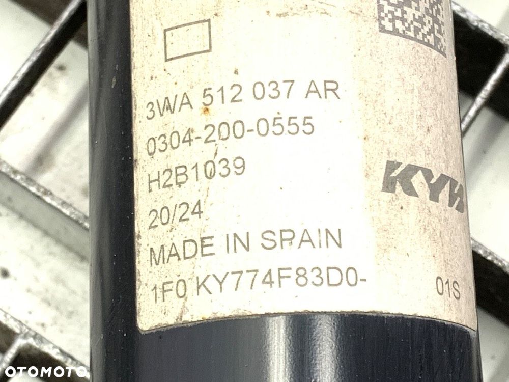 AMORTYZATOR LEWY TYŁ  SKODA SUPERB IV 2023 - 2.0 TSI 195 kW [265 KM] benzyna 2023 - 3WA512037AR - 4