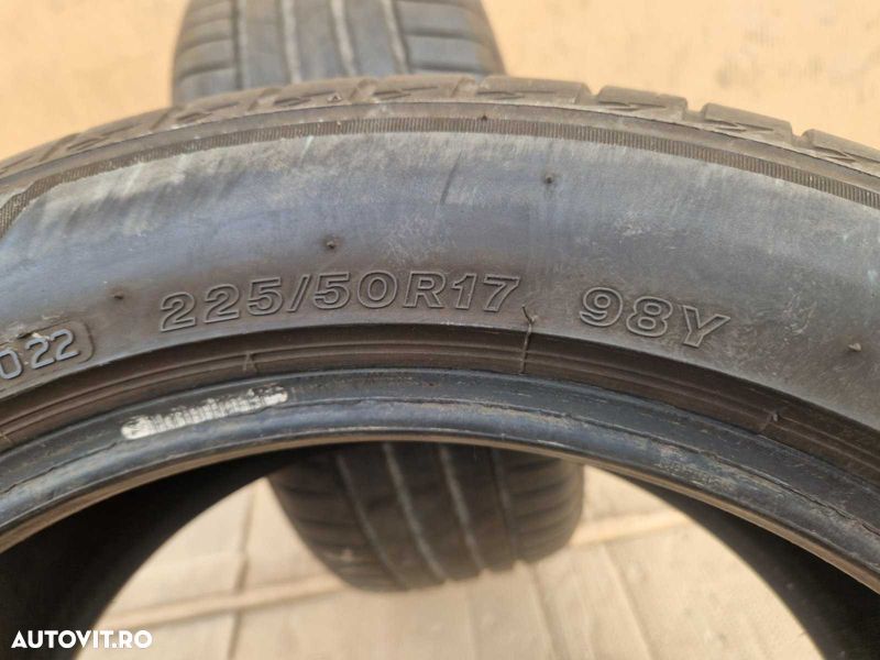 2 Bridgestone R17 225/50 Anvelope de vară DOT1022 - 5