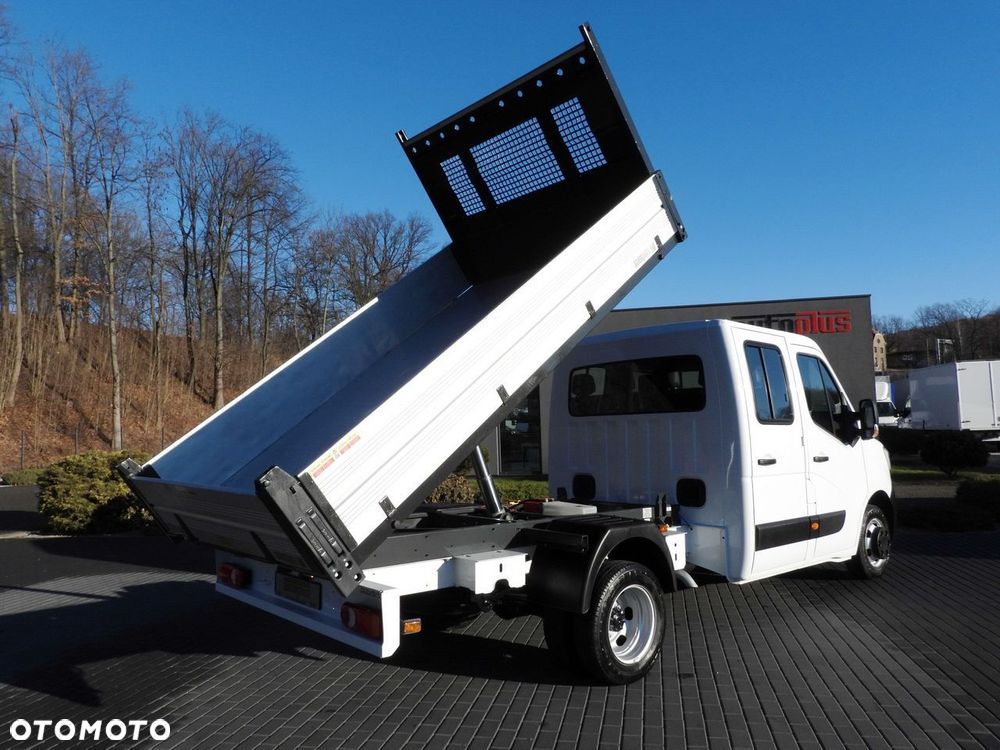 Renault MASTER WYWROTKA PODWÓJNA KABINA DOKA 6 MIEJSC TEMPOMAT LEDY BLIŹNIACZE KOŁA KLIMATYZACJA  130KM - 4