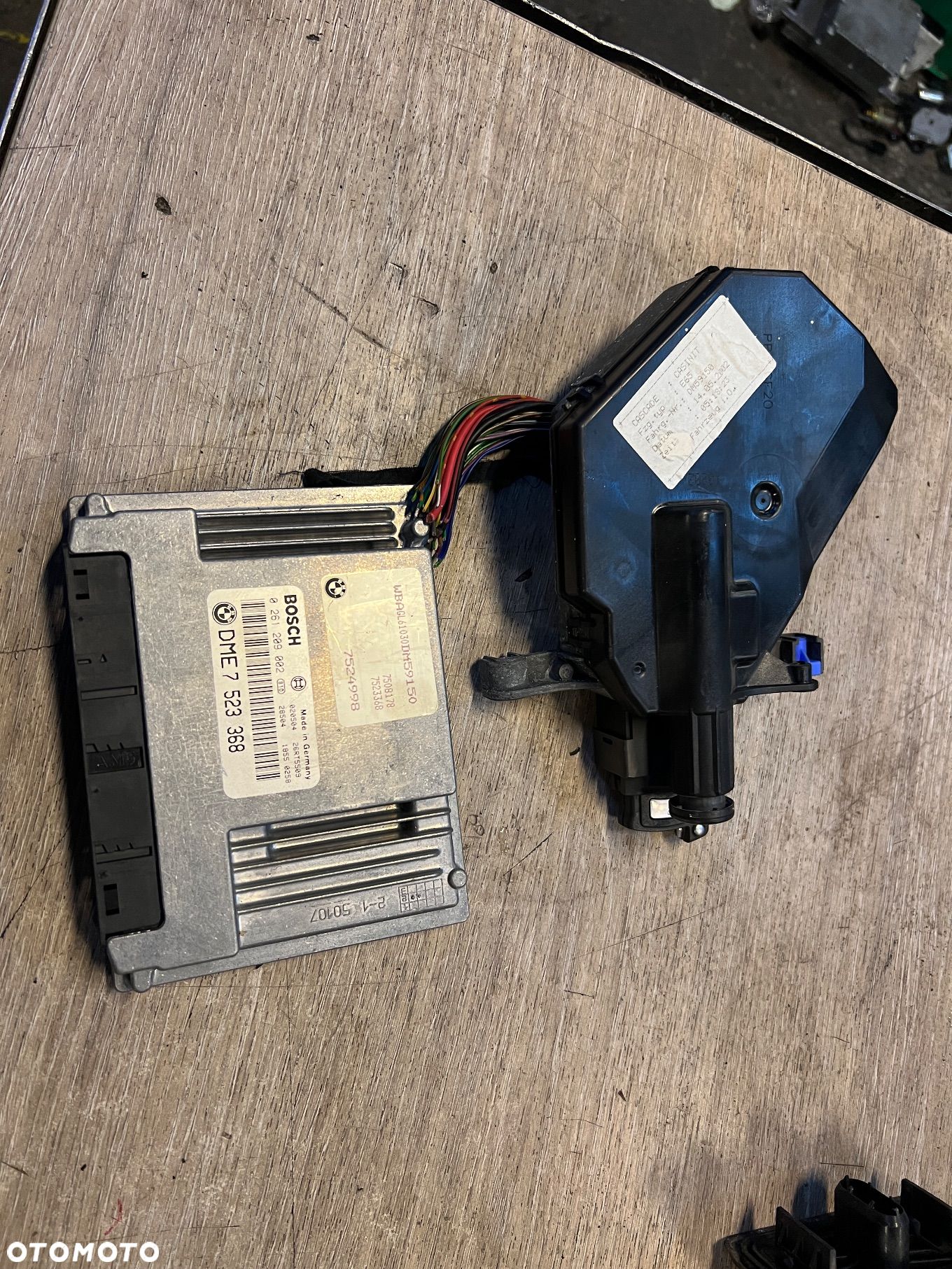 Zestaw klucz Sterownik silnika komputer CAS e65 745i 4.4 N62b44 - 1