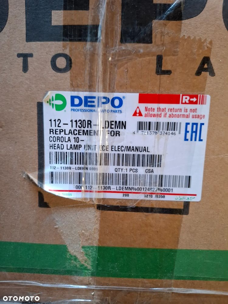 NOWA LAMPA LEWA PRZOD PRZEDNIA TOYOTA COROLLA SEDAN E15 07-13 SLASK WYSYLKA - 9