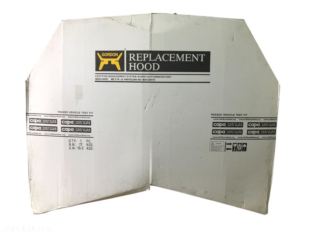 Mazda 3 III BM 2013-2017 Maska pokrywa silnika stal galwanizowana - 12