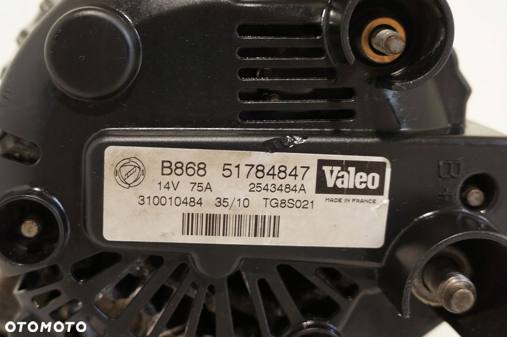 ALTERNATOR FIAT DOBLO FIORINO OPEL CORSA 1,3 JTD 51784847 - 5