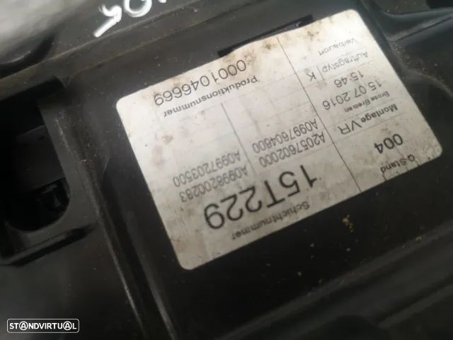 Fechadura da porta frente direita com mecanismo original Mercedes W205 C-Class 2014+ - 9