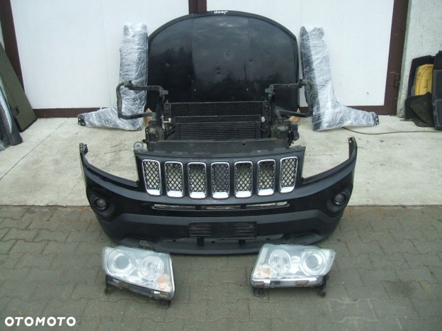 JEEP COMPASS I lift MASKA BŁOTNIK ZDERZAK PRZÓD CHŁODNICE LAMPY wzmocnienie - 1