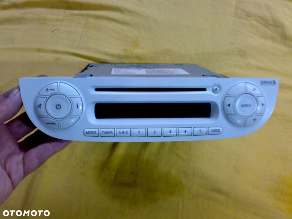 fiat 500 500e abarth 07-19 radio radioodtarzacz orginał idealne - 2