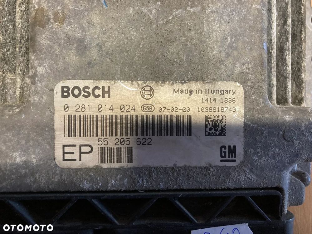 Komputer Sterownik Silnika  0281014024 55205622 EP - 2