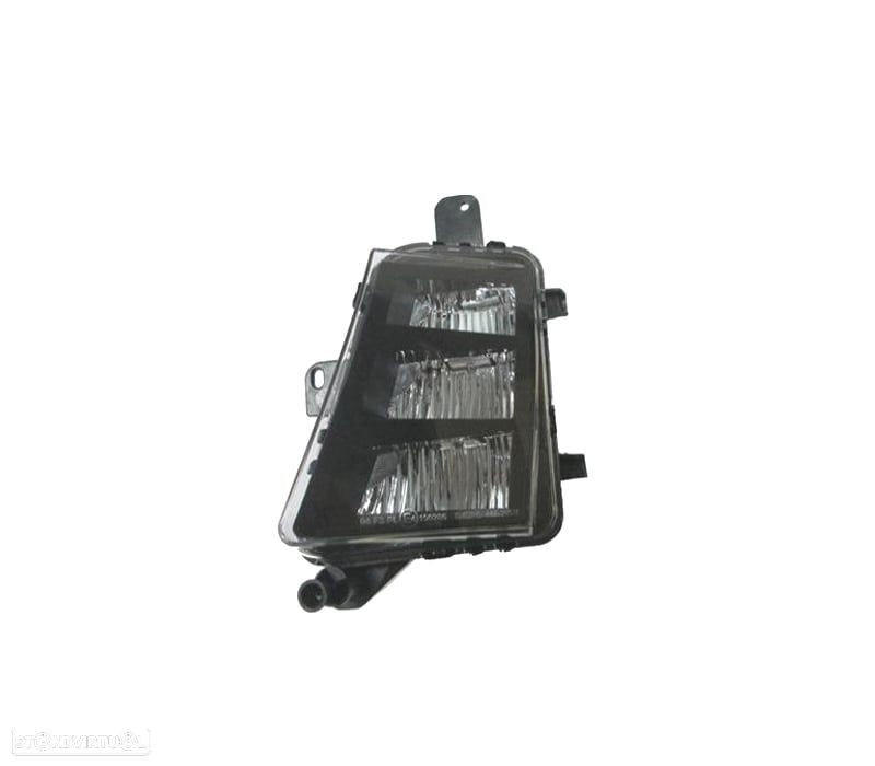 FAROL ESQ DE NEVOEIRO PARA VOLKSWAGEN VW GOLF VII GTI GTD 12-17 LED DE FUNDO PRETO - 1