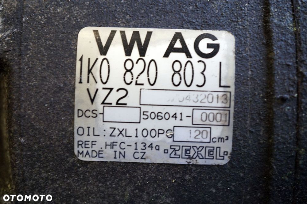 KOMPRESOR KLIMATYZACJI SPRĘŻARKA A3 8P 1K0820803L AUDI 2003-2008 - 4