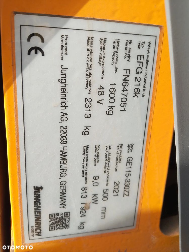 Jungheinrich EFG 216k - 6
