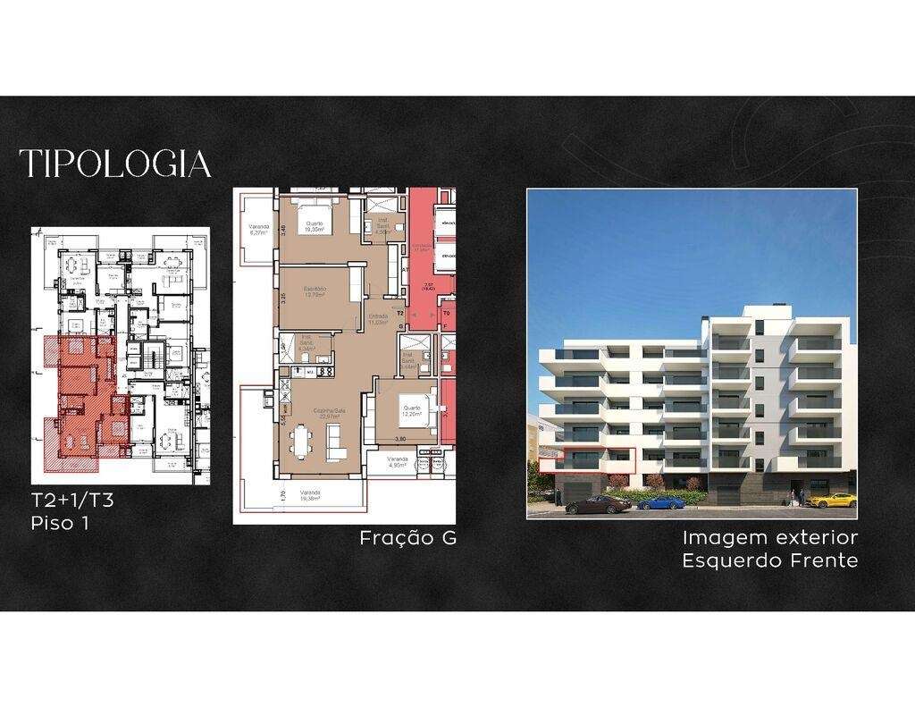 Apartamento T3 em Armação de Pêra de 139,00 m2