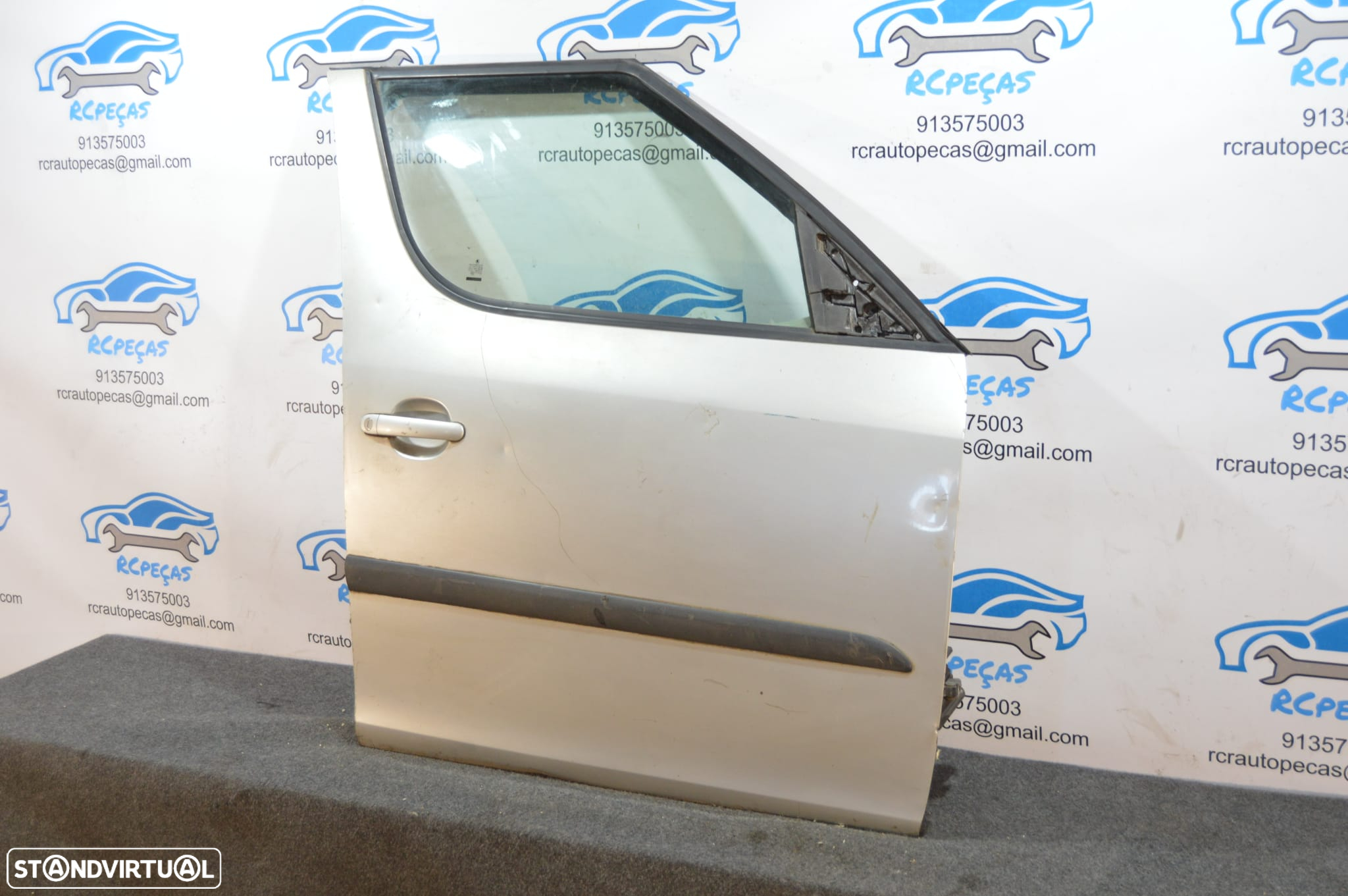 PORTA FRENTE FRONTAL DIREITA SKODA ROOMSTER I 1 MK1 5J 5J7 FECHO ELEVADOR MOTOR PUXADOR VIDRO - 2