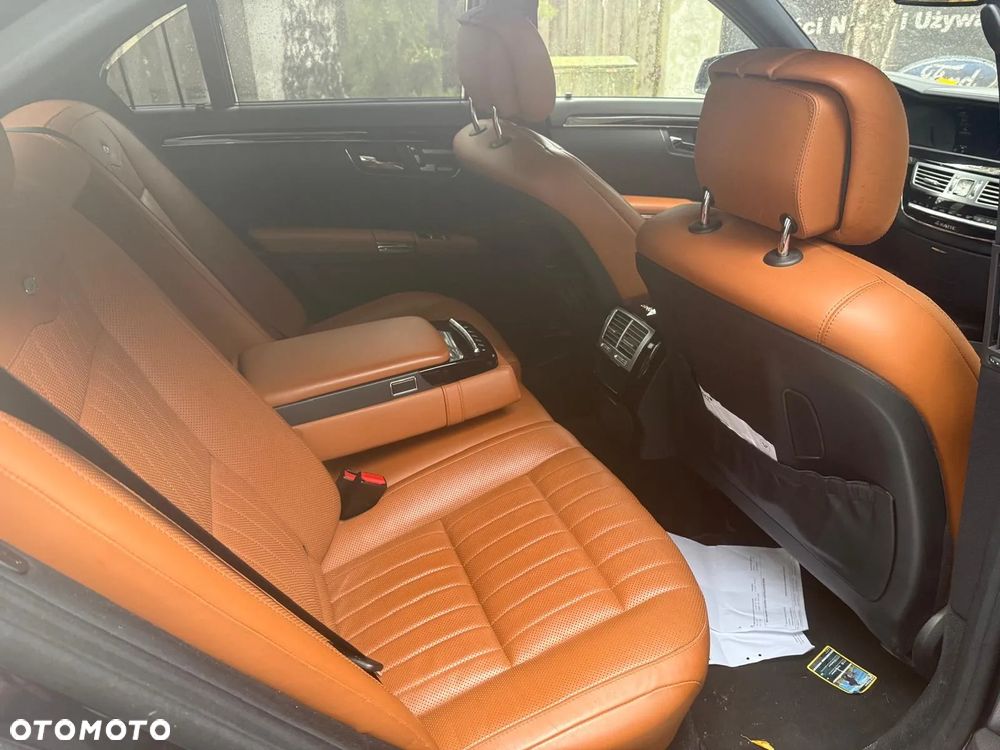 fotel fotele skora skory mercedes w221 long lift designo full europa masaze dynamica wentylowane - 5