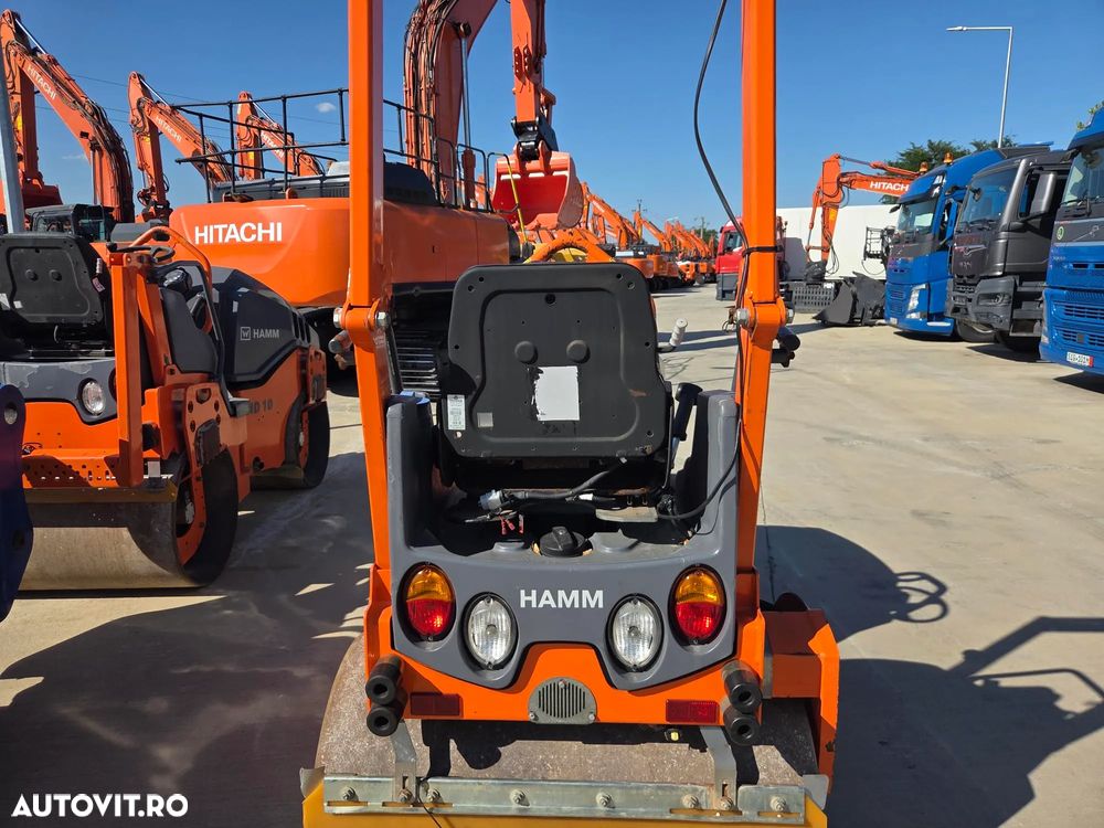 Hamm HD10C, 2019, 667h, latime tambur 1m, Masa operationala 1,5t, motor Kubota 25CP, sistem stropire, produs in Germania, posibilitate leasing 3 ani, STARE FOARTE BUNA-PROMOTIE 19.900 EUR+Tva - 25