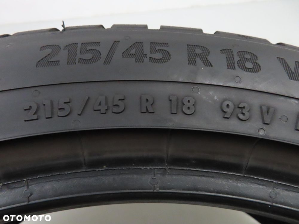 2x 215/45R18 OPONY ZIMOWE UŻYWANE Continental WinterContact TS 870 P 93V XL - 3