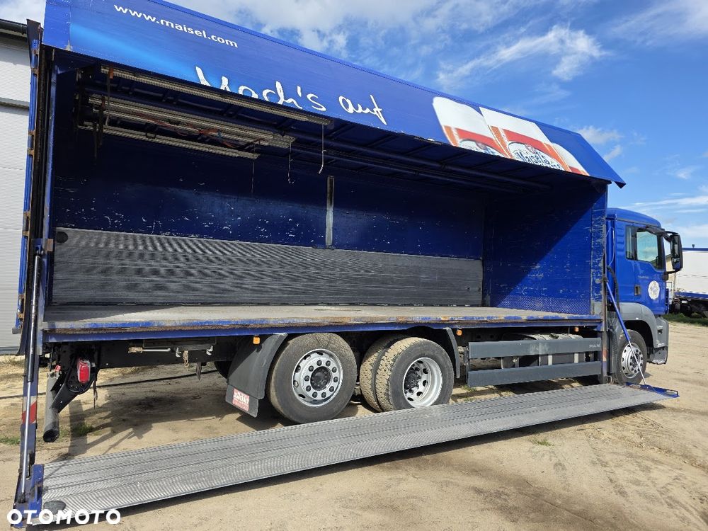MAN TGS 26.360 TYLKO 412 TYS km MANUALNA SKRZYNIA BIEGÓW BURTY OTWIERANE HYDRAULICZNIE KLIMATYZACJA - 7