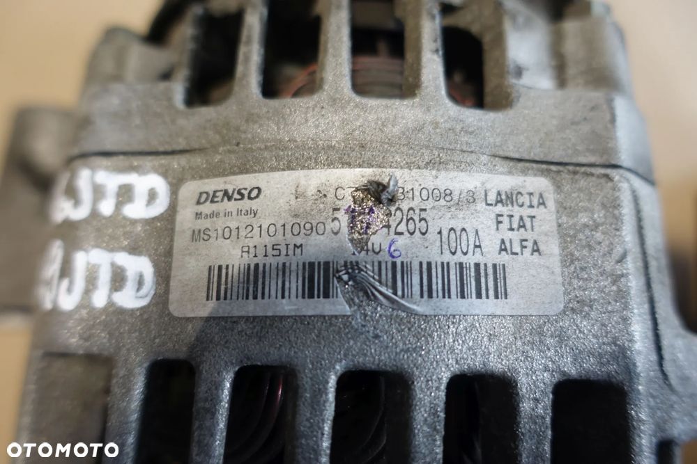 ALTERNATOR ALFA 159 STILO BRAVO CROMA 1.6 1.9 JTD 100A - 2