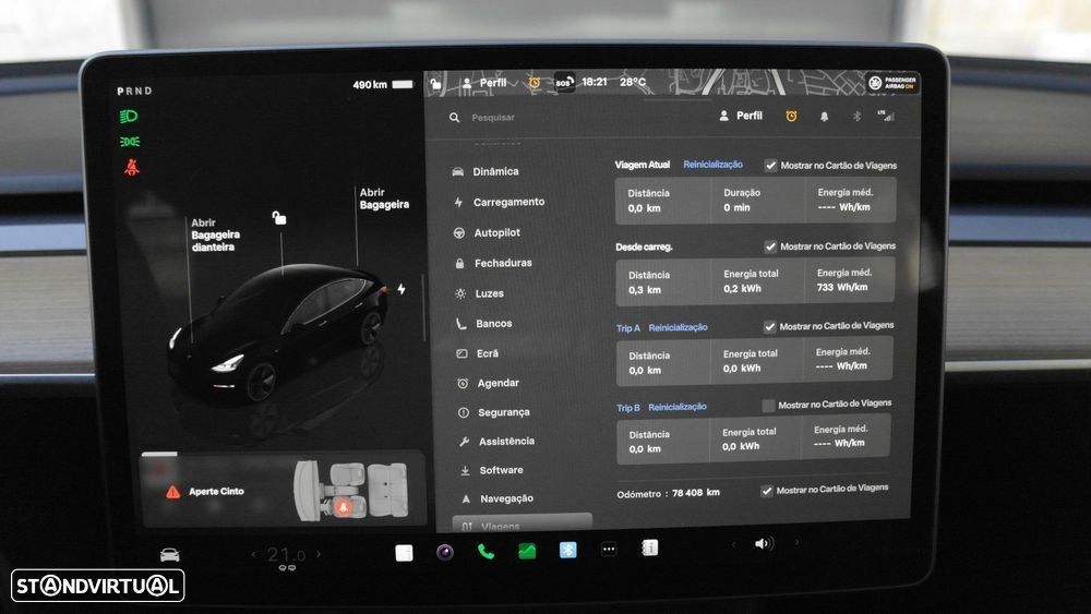 Tesla Model 3 Long Range Tração Traseira - 49
