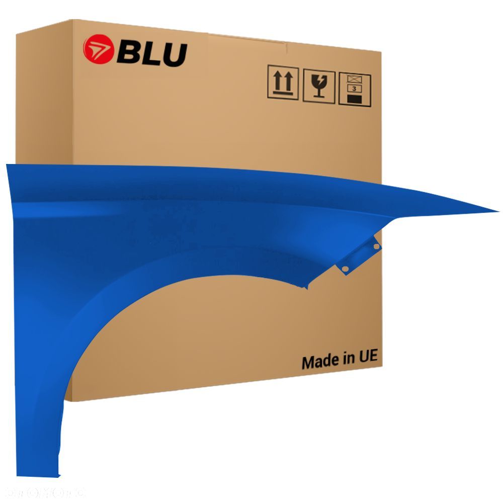 BLU Błotnik SEAT LEON III 3 5F LW5P prawy przód niebieski 2012-2020 AzulApollo - 1