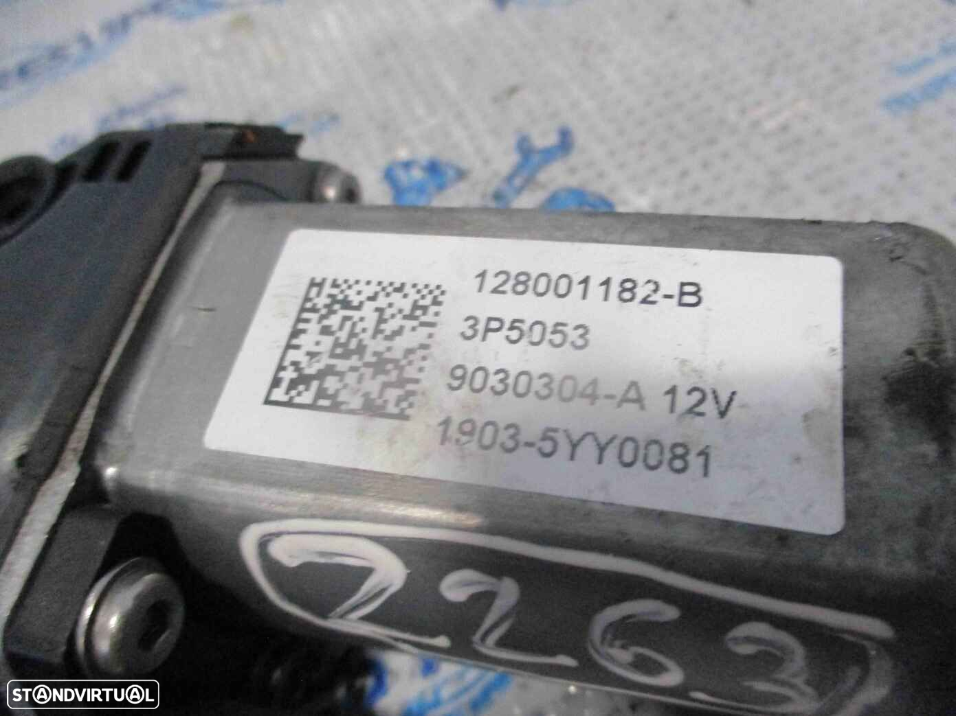Motor Elevador Vidro 128001182B RENAULT KANGOO 2 EXPRESS FASE 2 2014 1.5DCI 75CV 4P BRANCA FD - 4