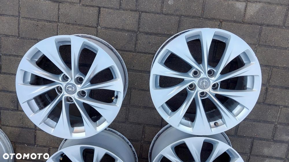 Komplet felg aluminiowych OPEL ASTRA V K CHEVROLET CRUZE 5x105 7,5x17 ET44 13409656 czujniki tmps - 3