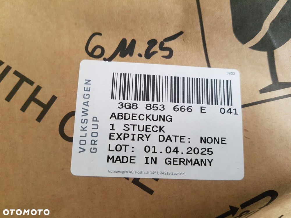 vw arteon r-line lewa kratka zderzaka wlot 3g8853665e - 4