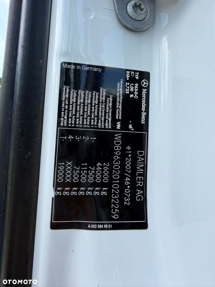 Mercedes-Benz ACTROS 2540 / FIRANKA / WINDA / 20 EUROPALET / OŚ PODNOSZONA / AUTOMAT / E6 / 2018 ROK / NISKI PRZEBIEG / SPROWADZONY - 19