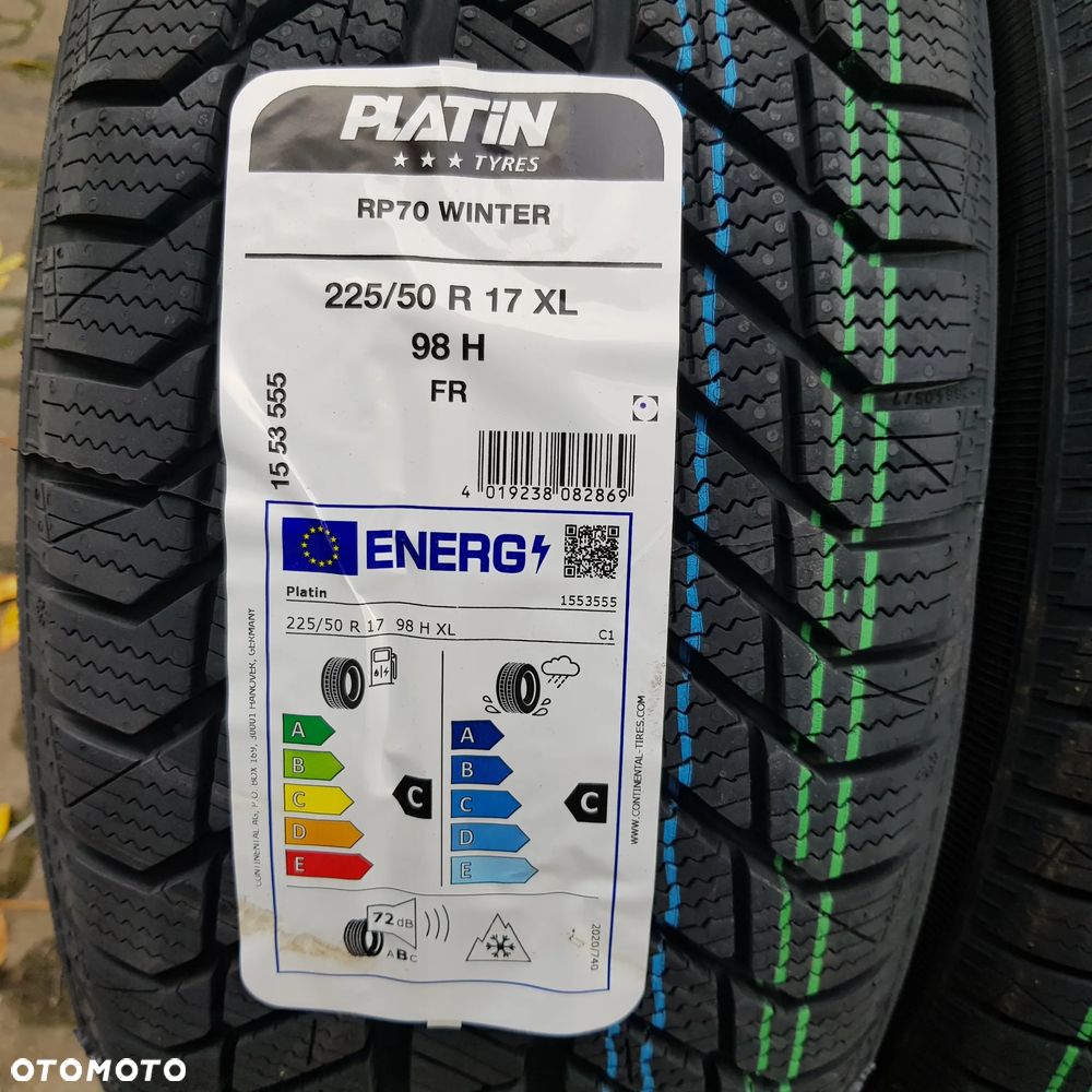 4x 225/50R17 Platin RP70 Winter Komplet opon zimowych - 2