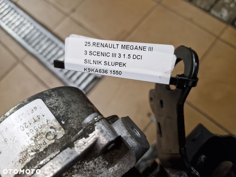 RENAULT MEGANE III 3 SCENIC III 3 1.5 DCI SILNIK SŁUPEK K9KA636 - 4