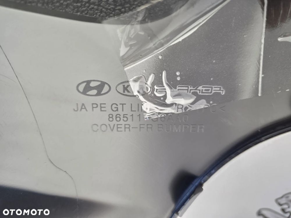 KIA PICANTO III LIFT GT-LINE 20- NOWY ORYGINALNY ZDERZAK PRZEDNI PRZÓD , NR 86511-G6AA0 , NR AUKCJI NZ1827 - 29