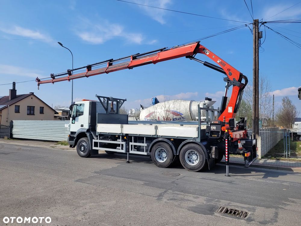 Iveco TRAKKER 260T36 6x4 HIAB 288 E-6 16m 6 WYSUWÓW PILOT HDS RADIOWY MOCNY ŻURAW DŹWIG KLIMA DUŻY - 4