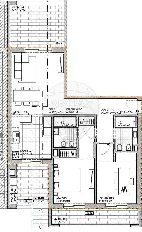 Apartamento T2 para venda - Grande imagem: 4/10