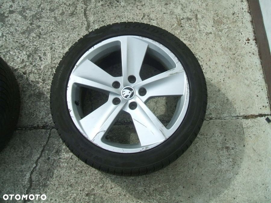SKODA OCTAVIA SUPERB SEAT VW FELGA KOŁA KOŁO OPONA 225/45/17 R17 zima M+S - 4