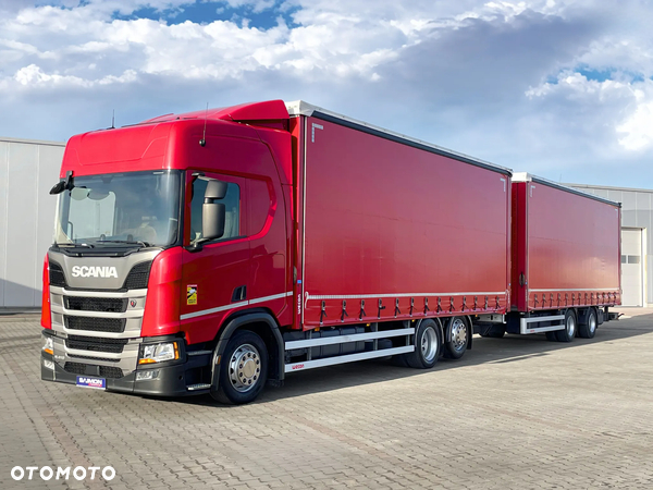 Scania R410 / ZESTAW TANDEM 120 M3 / 7,75 M + 7,75 M / SALON PL