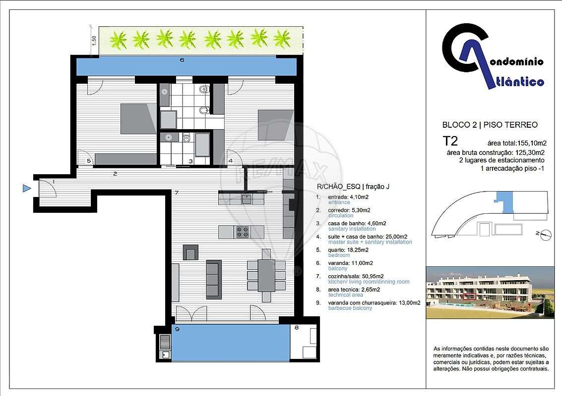 Apartamento T2 para venda - Grande imagem: 2/7