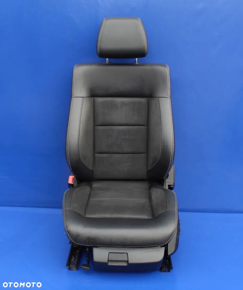 Fotel kierowcy lewy skóra + alcantara wersja sport OE Mercedes E-klasa W212 Lift 2014r - 1