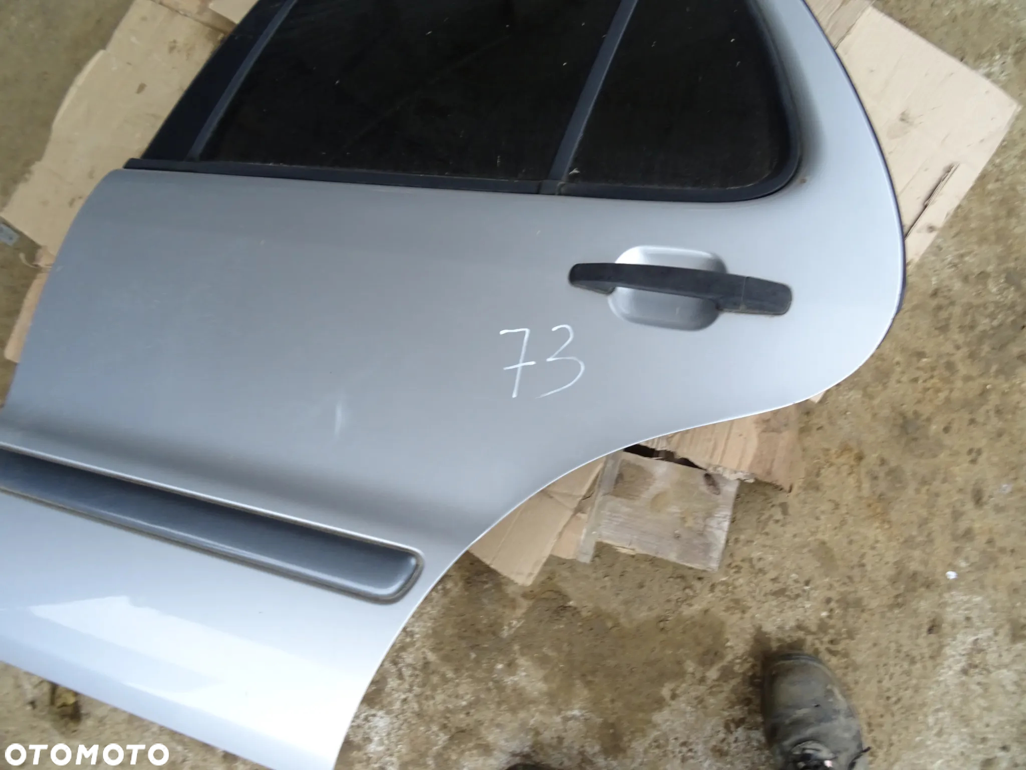 Drzwi Lewe Tył Mercedes ML W163 2000 744 (Gołe) - 2