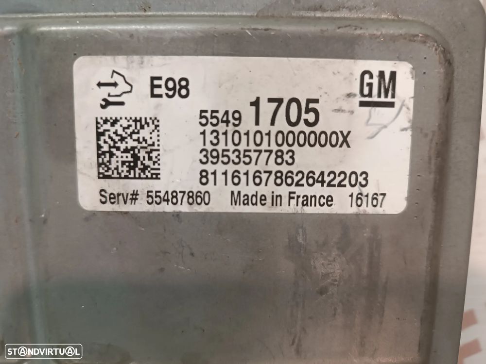 UNIDADE / CENTRALINA DO MOTOR OPEL INSIGNIA 1.6CDTI 55491705 55487860 - 4