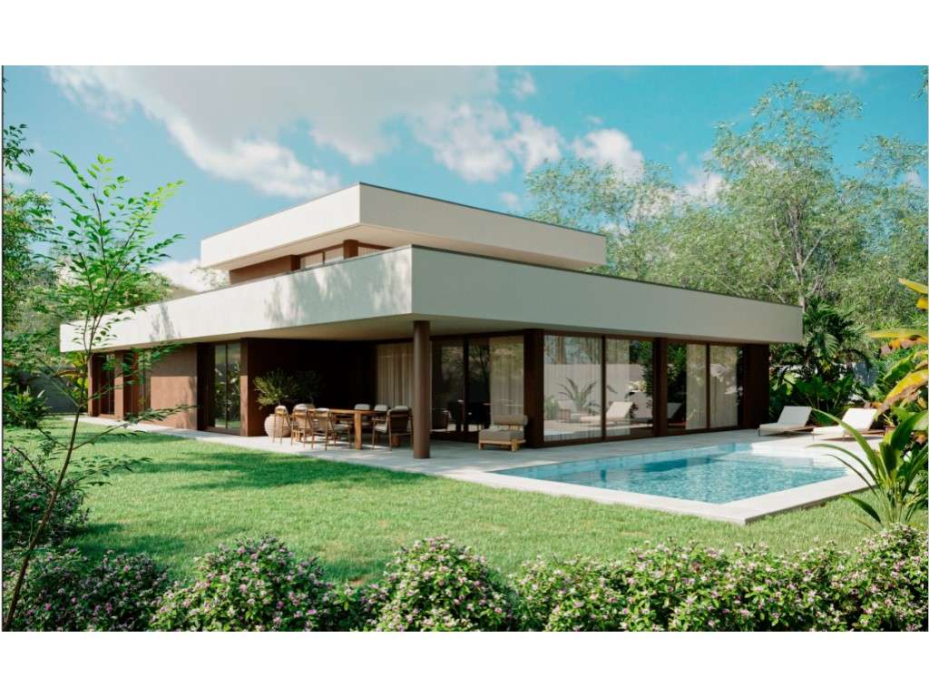 Moradia de Luxo de 4 Frentes c/ Piscina e Vista Mar | S. Felix da M... - Grande imagem: 3/10