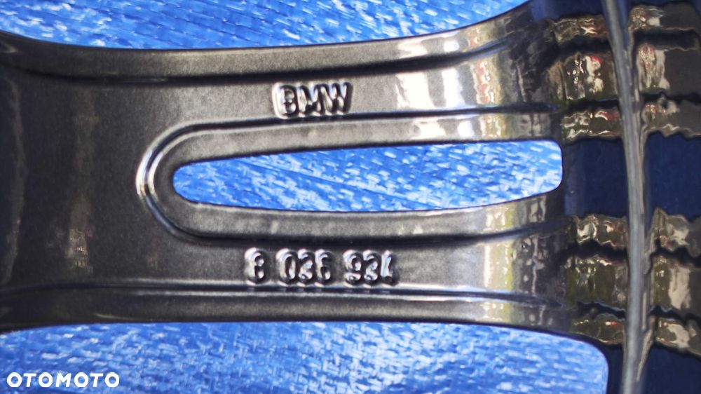 FELGI ALUMINIOWE ALUFELGI ORYGINALNE M-PAKIET 18'' PRZÓD 8J IS34 TYŁ 8.5J IS37 8036933 8036934 BMW E90 E91 E92 E93 - 10