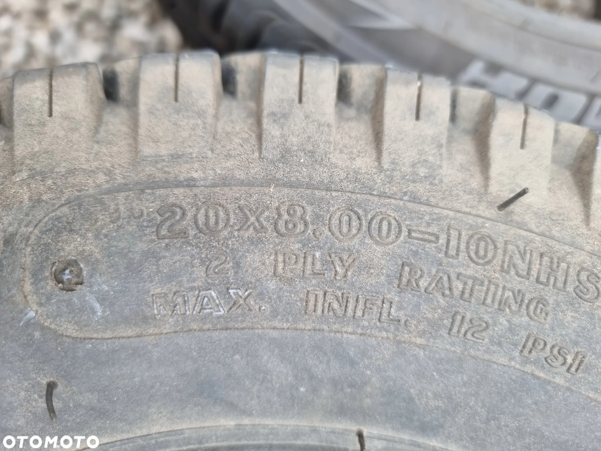 GOODYEAR 20x8,00-10  2PLY (2szt.) (1x3,0 1x5,0) (DOT: ) L420 - 4