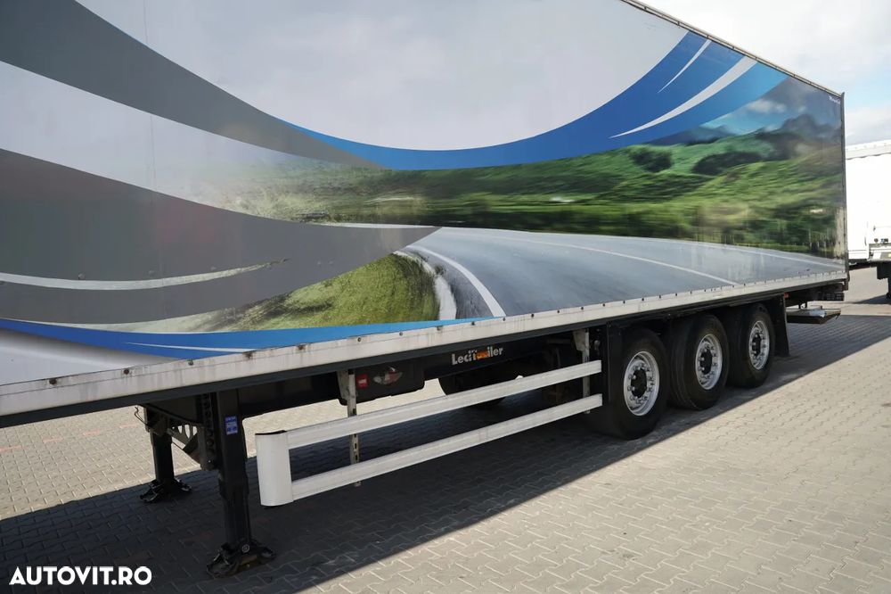 LeciTrailer CONTAINER / ELEVATOR PALFINGER 2.500 KG / AXĂ RIDICATĂ / OBLOANĂ RULANTĂ - 10