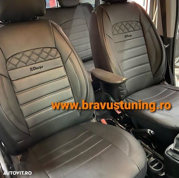 Huse scaun auto Piele Eco BMW, Skoda,Golf,Passat, Audi, Mercedes, Opel - 2