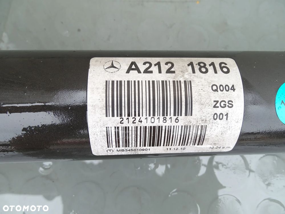 WAŁ NAPĘDOWY AUTOMAT MERCEDES W212 2.2 CDI 2124101816 - 4