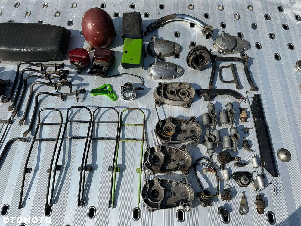 Części Romet Ogar 200 205 Motorynka Błotnik Bagażnik Schowek Tłumnik - 6