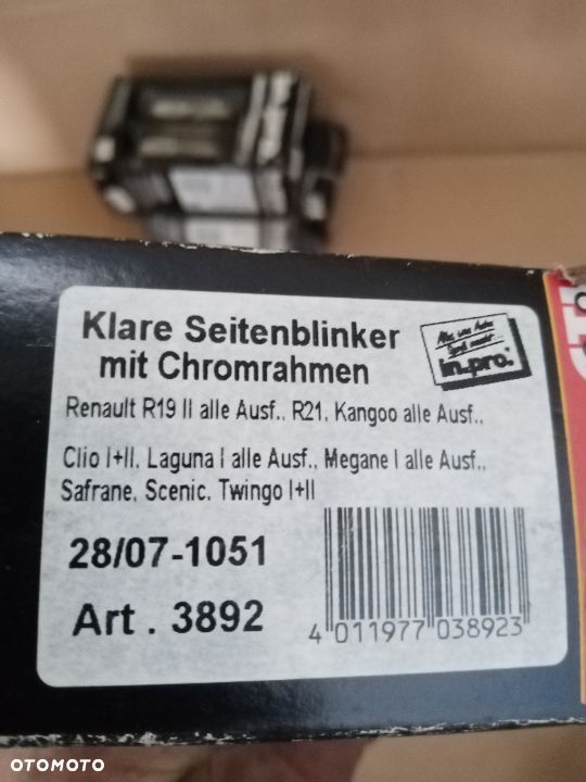 Kierunkowskazy INPRO Blotnika Renault Twingo I II Megane twingo clear tuning - 3