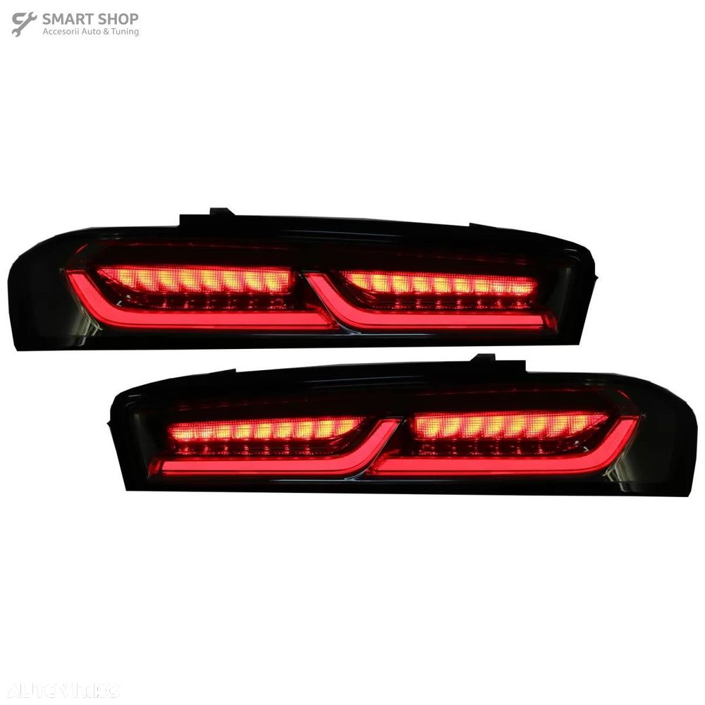 Stopuri FULL LED Chevrolet Camaro MK6 (05.2015-2018) Semnal Dinamic Se - 8