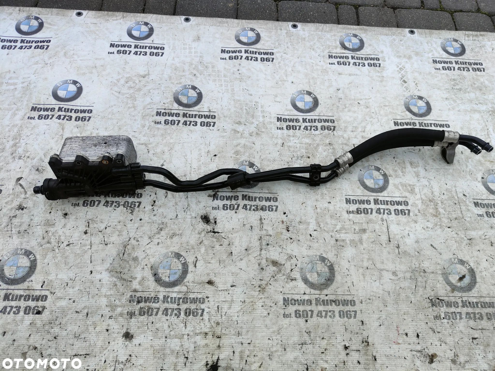 BMW E60 E61 3.0d 2.5d Chłodnica oleju skrzyni 2249465 - 1